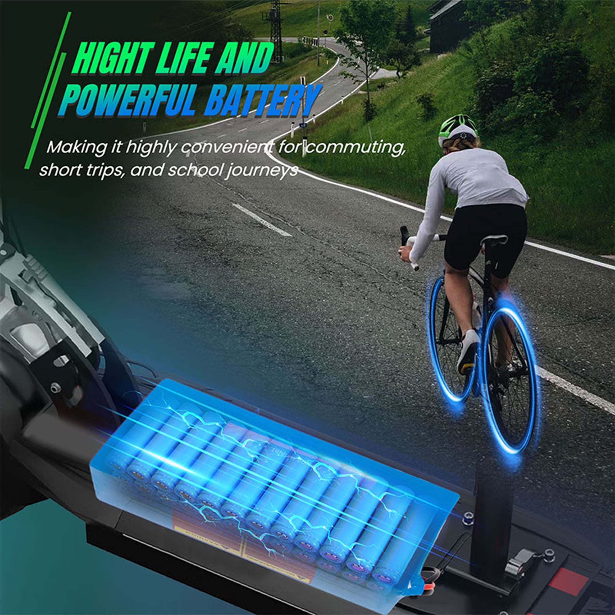 48V 8Ah Ebike Battery 48V Lithium Battery 30A BMS with Charger 48V Battery for 750W Electric Bike Motorcycle