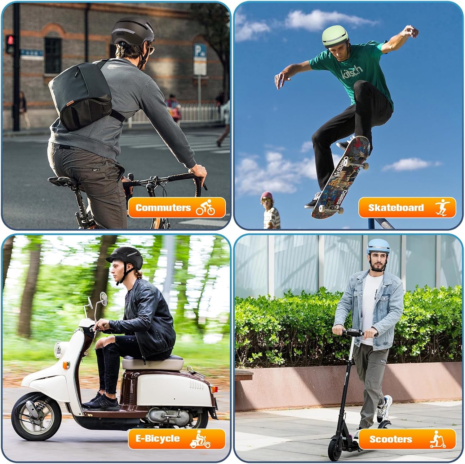 Bike Helmet with Turn Signals, NTA Certified up to 45Km/H, Bicycle Helmet for Men Women with USB Rechargeable Rear Light, Viser, Cycling Helmet for E-Bike & S-Pedelec,Scooter, Commuter, Adults