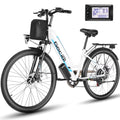 UL2849 Certified 26" Electric Bike for Adults, 750W Peak Motor, 48V 7.8Ah Battery, 19.8 Mph 7-Speed Commuter Ebike with Disc Brakes